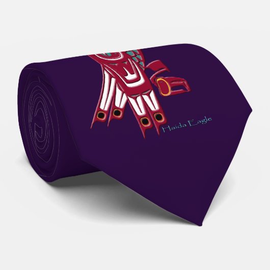HAIDA EAGLE Fashion Neck Tie Krawatte (Gerollt)