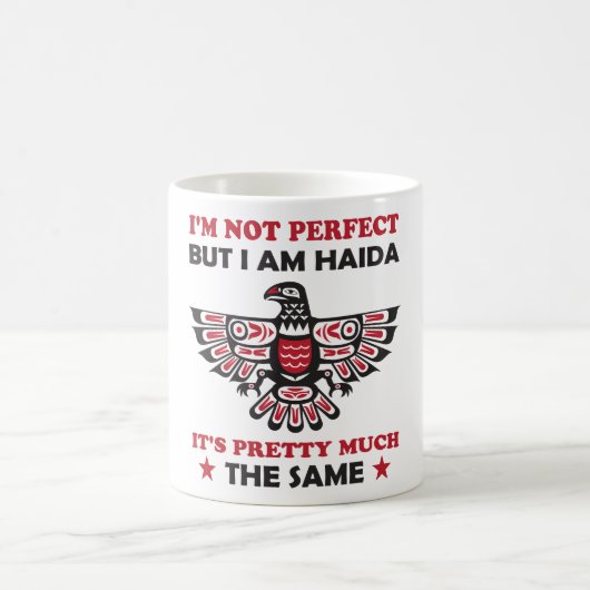 Haida Eagle Haida Nation Native Pride Geschenkidee Kaffeetasse (Mittel)