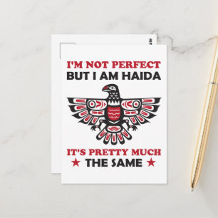 Haida Eagle Haida Nation Native Pride Geschenkidee Postkarte