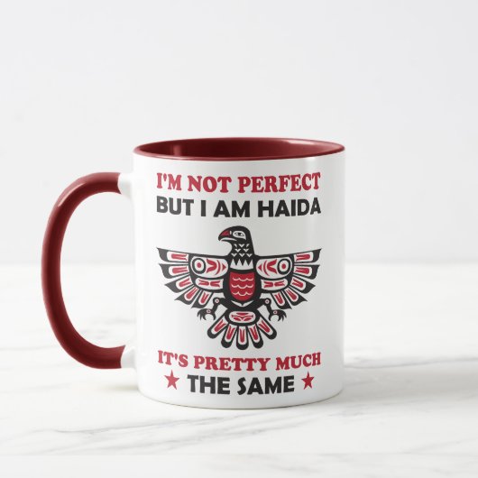 Haida Eagle Haida Nation Native Pride Geschenkidee Tasse (Links)