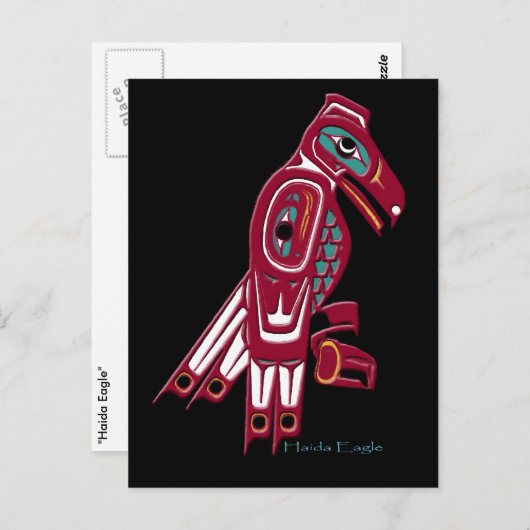 HAIDA EAGLE POSTCARD COLLECTION POSTKARTE (Vorne/Hinten)