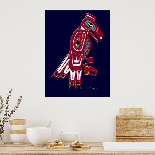 HAIDA EAGLE POSTER (Küche)
