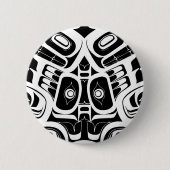 Haida Eagle Thunderbird Nordwestkolumbien Button (Vorderseite)