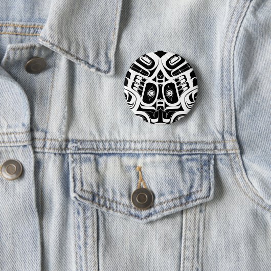 Haida Eagle Thunderbird Nordwestkolumbien Button (Beispiel)