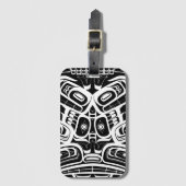 Haida Eagle Thunderbird Nordwestkolumbien Gepäckanhänger (Vorderseite Vertikal)