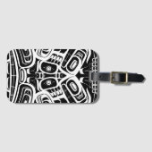 Haida Eagle Thunderbird Nordwestkolumbien Gepäckanhänger (Vorderseite (Horizontal))