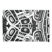 Haida Eagle Thunderbird Nordwestkolumbien Kissenbezug (Vorderseite)
