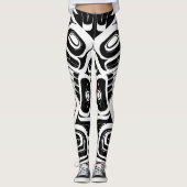 Haida Eagle Thunderbird Nordwestkolumbien Leggings (Vorderseite)