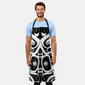 Haida Eagle Thunderbird Nordwestkolumbien Schürze (Getragen)