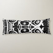 Haida Eagle Thunderbird Nordwestkolumbien Seitenschläferkissen (Rückseite)