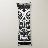 Haida Eagle Thunderbird Nordwestkolumbien Seitenschläferkissen (Rückseite (Vertikal))