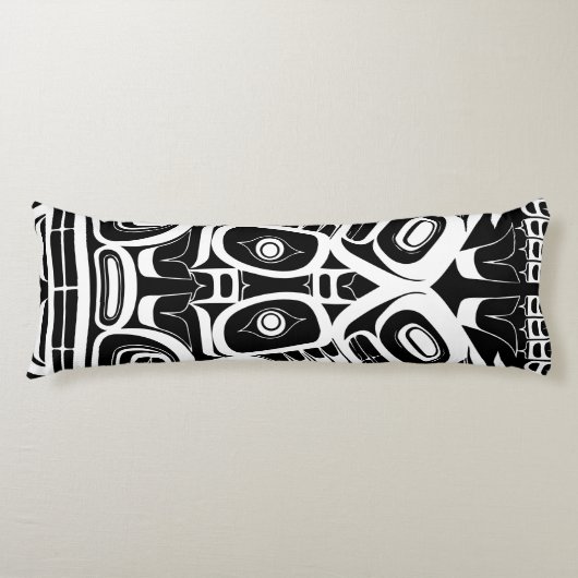 Haida Eagle Thunderbird Nordwestkolumbien Seitenschläferkissen (Vorderseite)