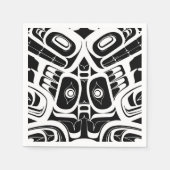 Haida Eagle Thunderbird Nordwestkolumbien Serviette (Vorderseite)