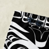 Haida Eagle Thunderbird Nordwestkolumbien Strandtuch (Beispiel)