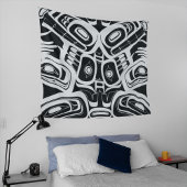 Haida Eagle Thunderbird Nordwestkolumbien Wandteppich