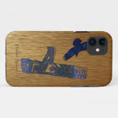 Haida Eagle & Totem Pole Kunst Case-Mate iPhone Hülle (Rückseite (Horizontal))