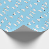 Haida Ermine Geschenkpapier (Ecke)