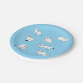 Haida Ermine Pappteller (Schrägansicht)