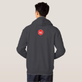Haida-Flagge Hoodie (Schwarz voll)