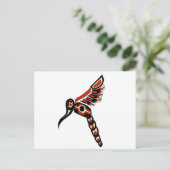 Haida Humming Bird Postkarte (Stehend Vorderseite)