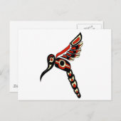 Haida Humming Bird Postkarte (Vorne/Hinten)
