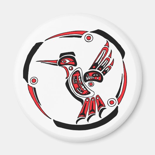 Haida Hummingbird Magnet (Vorne)