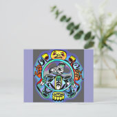 Haida-Kunst Postkarte (Stehend Vorderseite)