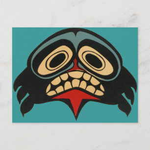 Haida-Kunst Postkarte