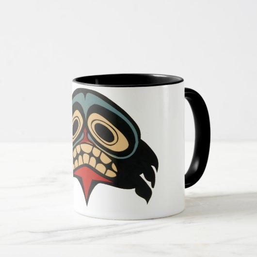 Haida-Kunst Tasse (VorderseiteRechts)