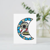 Haida-Mond Postkarte (Stehend Vorderseite)