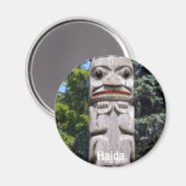 Haida Native American Totem Pole Art Magnet (Vorderseite/Rückseite)