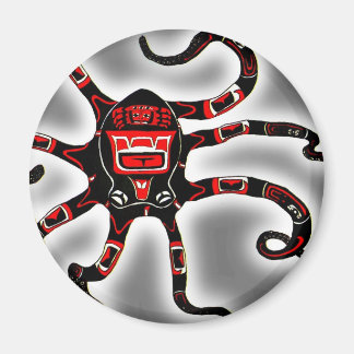 Haida Octopi Magnet