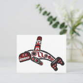 Haida Orca 2012 Postkarte (Stehend Vorderseite)