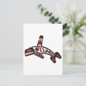 Haida Orca 2012 Postkarte (Stehend Vorderseite)