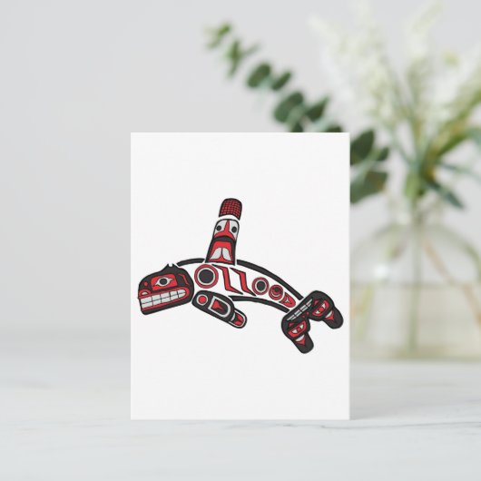 Haida Orca 2012 Postkarte (Stehend Vorderseite)