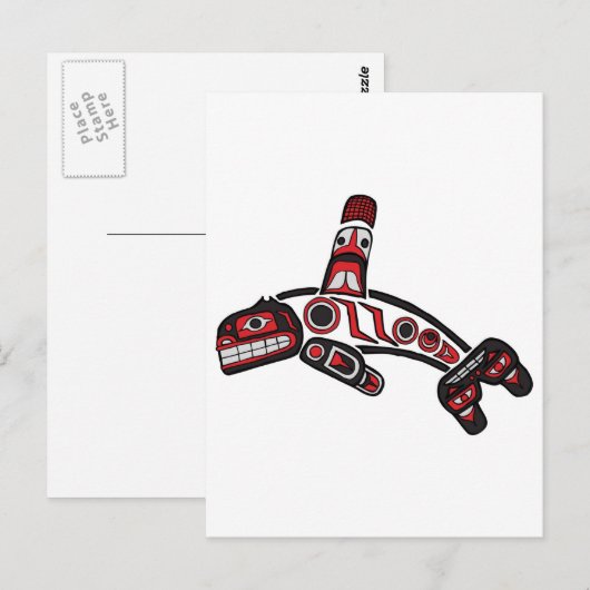 Haida Orca 2012 Postkarte (Vorne/Hinten)