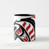Haida orca auf einer zweiteiligen Tasse (Mittel)