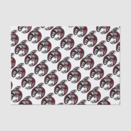 Haida Orca Northwest Coast Killer Whale Art Seidenpapier