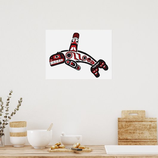 Haida Orca Poster (Küche)