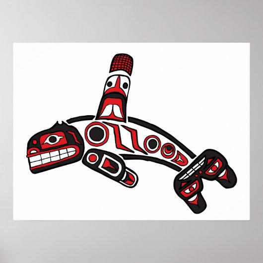 Haida Orca Poster (Vorne)