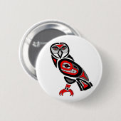 Haida Owl 2014 Button (Vorne & Hinten)