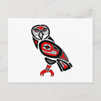 Haida Owl 2014 Postkarte