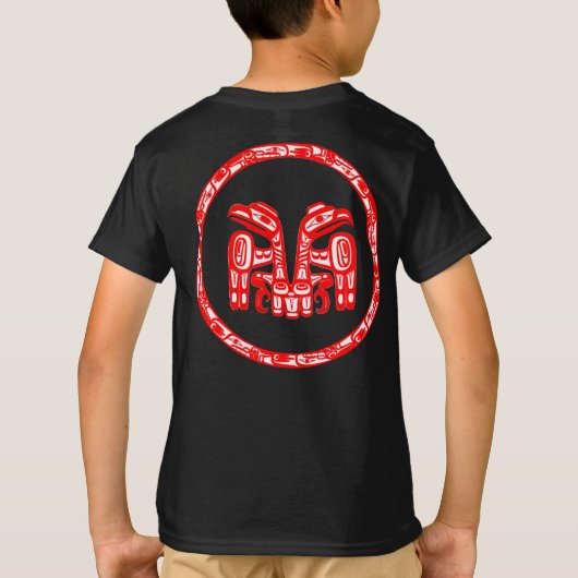 Haida People Native Canada Indigenas Double Eagle T-Shirt (Rückseite)