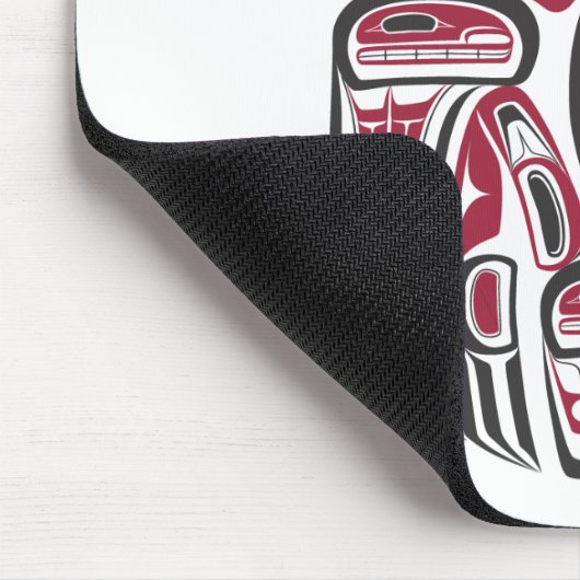 Haida Raven Design Mousepad (Ecke)