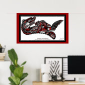 "HAIDA SPIRIT" Otter Größere Version Art Print Poster (Heimbüro)