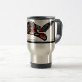 "HAIDA SPIRIT TASSE" Eine amerikanische Otter Art Reisebecher (VorderseiteRechts)