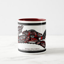 "HAIDA SPIRIT TASSE" Indianische Otters