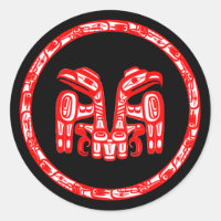 Haida Stamm Indianeramerikanisches Wappen