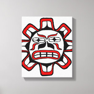 Haida Sun Leinwanddruck