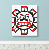 Haida Sun Leinwanddruck (Insitu (Holzboden))
